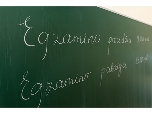 Lietuvių kalbos ir literatūros egzaminu prasidėjo brandos egzaminų sesija 